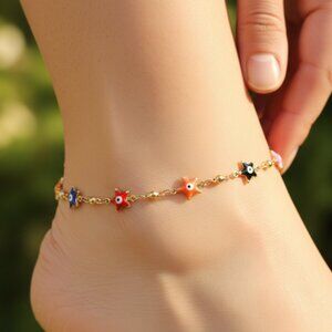 Minimalist Anklet, Sleek & Modern Design, Women’s Fashion, YC110089-A